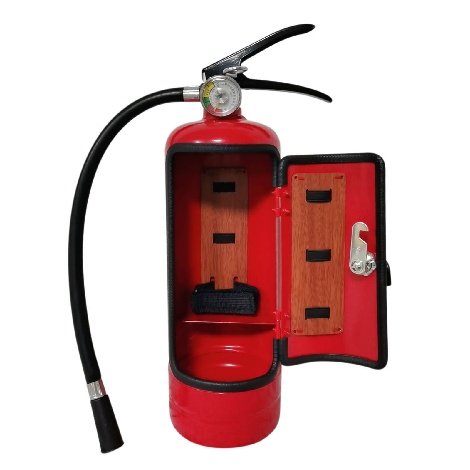 SPOORYYO Fire Extinguisher Shape Mini Bar - Realistic Metal Design for Discreet Liquor Storage and Creative Gift for Men